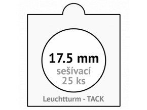 tack bile sesivaci mincovni ramecky na mince prumer 17 5 mm baleni 25 ks 5x5 cm leuchtturm 308815 lighthouse