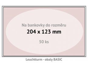 basic 204 kapsy na bankovky 204x123mm ochranne pouzdra obaly na papirove penize leuchtturm 341222