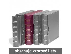 optima classic cervene mincovni album s kazetou 10 vzorovych listu leuchtturm 331276 lighthouse