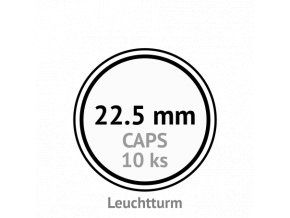 caps 22 5 mm kruhove kapsle na mince mincovni bublinky kulate 10 ks leuchtturm 320006 lighthouse