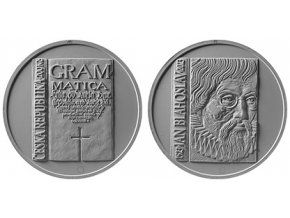 2023 200 kc cnb sadrovy model stribrne mince jana blahoslava 500 vyroci narozeni