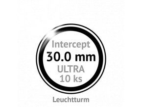 ultra intercept 30 mm kruhove kapsle na mince 30mm s cernou protikorozni ochrannou vlozkou proti oxidaci patine 10ks leuchtturm 359424 lighthouse