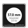 quadrum klasicke hranate kapsle 37 mm na mince ctvercove bublinky mincovni pouzdra 50x50 mm 10ks leuchtturm 330823 lighthouse
