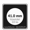 quadrum klasicke hranate kapsle 41 mm na mince ctvercove bublinky mincovni pouzdra 50x50 mm 10ks leuchtturm 330794 lighthouse