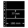cerne albove listy optima 3s 3 kapsy na bankovky znamky certifikaty cerne obaly folie do alb optima leuchtturm 316307 lighthouse