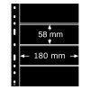 cerne albove listy optima 4s 4 vodorovne kapsy na arsiky znamky vstupenky do 180x58mm obaly optima folie leuchtturm 331859 lighthouse