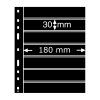 cerne albove listy optima 7s 7 vodorovnych kapes na znamky do 180x30mm obaly optima folie leuchtturm 323995 lighthouse