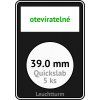 quickslab 39mm oteviratelny slab na mince 39 mm obdelnikova mincovni kapsle leuchtturm 346418 lighthouse