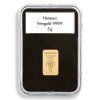 quickslab Goldbar slabs obdelnikove kapsle na zlate slitky Heraeus 1g 5g 10g 1oz 50g s cernou vlozkou s vyrezem a kartickou na popisky leuchtturm 367872 lighthouse