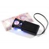 LU 31 prakticka vysouvaci lupa na bankovky uv lampa na papirove penize znamky 10x zvetseni 30x 12mm 21mm leuchtturm 338880
