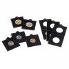 matrix cerne samolepici mincovni ramecky na mince prumer 27 5 mm baleni 25 ks 5x5 cm leuchtturm 345689