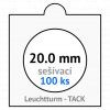 tack bile sesivaci mincovni ramecky na mince prumer 20 mm baleni 100 ks 5x5 cm leuchtturm 303625 lighthouse
