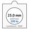 tack bile sesivaci mincovni ramecky na mince prumer 25 mm baleni 100 ks 5x5 cm leuchtturm 314207 lighthouse