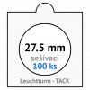 tack bile sesivaci mincovni ramecky na mince prumer 27 5 mm baleni 100 ks 5x5 cm leuchtturm 333204 lighthouse