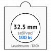 tack bile sesivaci mincovni ramecky na mince prumer 32 5 mm baleni 100 ks 5x5 cm leuchtturm 303811 lighthouse