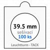 tack bile sesivaci mincovni ramecky na mince prumer 39 5 mm baleni 100 ks 5x5 cm leuchtturm 304831 lighthouse
